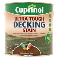 Cuprinol Ultra Tough Decking Stain, 2.5L, Hampshire Oak