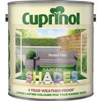 Cuprinol Garden Shades Wood Paint, 2.5L, Muted Clay