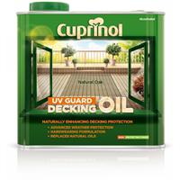 Cuprinol UV Guard Decking Oil, 5L, Natural Oak