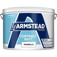 Armstead Contract Matt Emulsion Paint, 15L, Magnolia