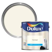 Dulux Matt Emulsion Paint, 2.5L, Fine Cream