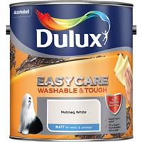 Dulux Easycare Matt Emulsion Paint, 2.5L, Nutmeg White