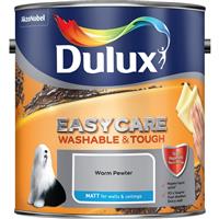 Dulux Easycare Matt Emulsion Paint, 2.5L, Warm Pewter