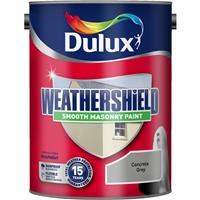 Weathershield Smooth Masonry Paint, 5L, Concrete