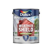 Weathershield Smooth Masonry Paint, 5L, Pale Slate