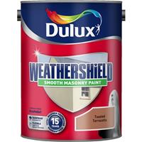 Weathershield Smooth Masonry Paint, 5L, Toasted Terracotta