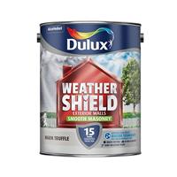 Weathershield Smooth Masonry Paint, 5L, Warm Truffle