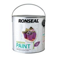 Ronseal Garden Paint, 2.5L, Purple Berry