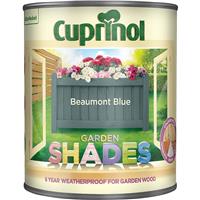 Cuprinol Garden Shades Wood Paint, 1L, Beaumont Blue