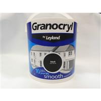 Granocryl Smooth Masonry Paint, 2.5L, Black
