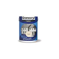 Granocryl Smooth Masonry Paint, 5L, Buttermilk