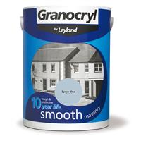 Granocryl Smooth Masonry Paint, 5L, Spray Blue