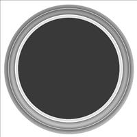 Johnstone's Matt Emulsion Paint, 2.5L, Black