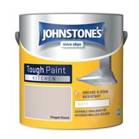 Johnstone's Kitchen Matt Tough Emulsion Paint, 2.5L, Chapel Stone