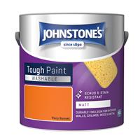 Johnstone's Washable Matt Emulsion Paint, 2.5L, Fiery Sunset