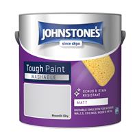 Johnstone's Washable Matt Emulsion Paint, 2.5L, Moonlit Sky