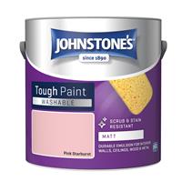 Johnstone's Washable Matt Emulsion Paint, 2.5L, Pink Starburst