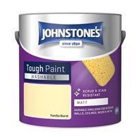 Johnstone's Washable Matt Emulsion Paint, 2.5L, Vanilla Burst
