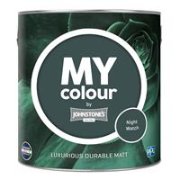 Johnstone's My Colour Durable Matt Emulsion, 2.5L, Night Watch