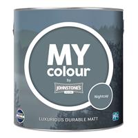 Johnstone's My Colour Durable Matt Emulsion, 2.5L, Nightcap