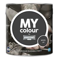 Johnstone's My Colour Durable Matt Emulsion, 2.5L, Whitby Jet