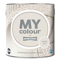 Johnstone's My Colour Durable Matt Emulsion, 2.5L, Singing Sand