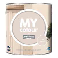 Johnstone's My Colour Durable Matt Emulsion, 2.5L, Peach Pudding