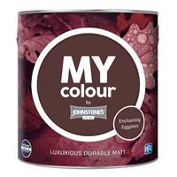 Johnstone's My Colour Durable Matt Emulsion, 2.5L, Enchanting Eggplant