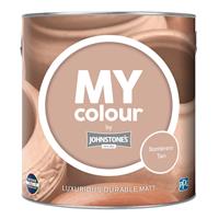 Johnstone's My Colour Durable Matt Emulsion, 2.5L, Sombrero Tan