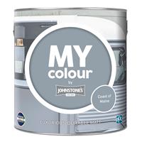 Johnstone's My Colour Durable Matt Emulsion, 2.5L, Coast Of Maine