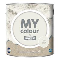 Johnstone's My Colour Durable Matt Emulsion, 2.5L, New Chalk