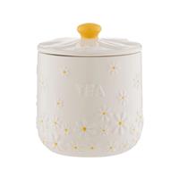Price & Kensington Daisy Tea Jar, Cream