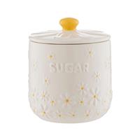 Price & Kensington Daisy Sugar Jar, Cream