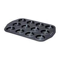 Circulon Ultimum Carbon Steel Bun Tin, 12 Cup
