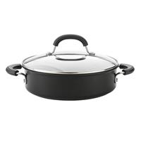 Circulon Total Hard Anodised Shallow Casserole, 24cm