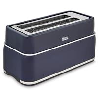 Morphy Richards 245703 Signature 4 Slice Toaster, Blue