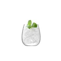 Borough Stemless Glass 455ml Clear x 4