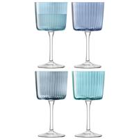 Gems Wine Glass 250ml Assorted Sapphire x 4
