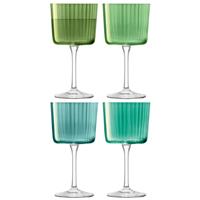 Gems Wine Glass 250ml Assorted Jade x 4
