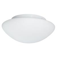Searchlight Bathroom Flush Ceiling Light, 28cm, White