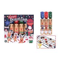 RSW International Rudolphs Present Christmas Crackers, 12, 6 Pack, Blue