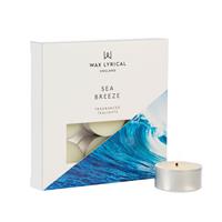 Wax Lyrical Made In England Tealights, Sea Breeze, Pack of 9