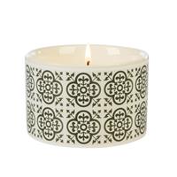 Fired Earth Ceramic Candle, Black Tea & Jasmine, Medium