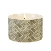 Fired Earth Ceramic Candle, Earl Grey & Vetivert, Medium