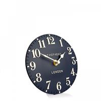 Thomas Kent Arabic Mantel Clock, 15cm, Ink Blue