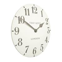 Thomas Kent Arabic Wall Clock, 51cm, Limestone