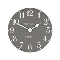 Thomas Kent Arabic Wall Clock, 12", Dolphin