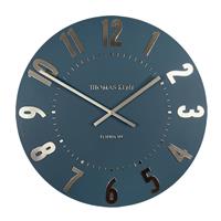Thomas Kent Mulberry Wall Clock, 51cm, Midnight Blue