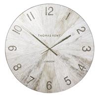 Thomas Kent Wharf Grand Wall Clock, 114cm, Pickled Oak