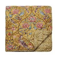 Morris & Co Seasons By May Quilted Throw, Saffron